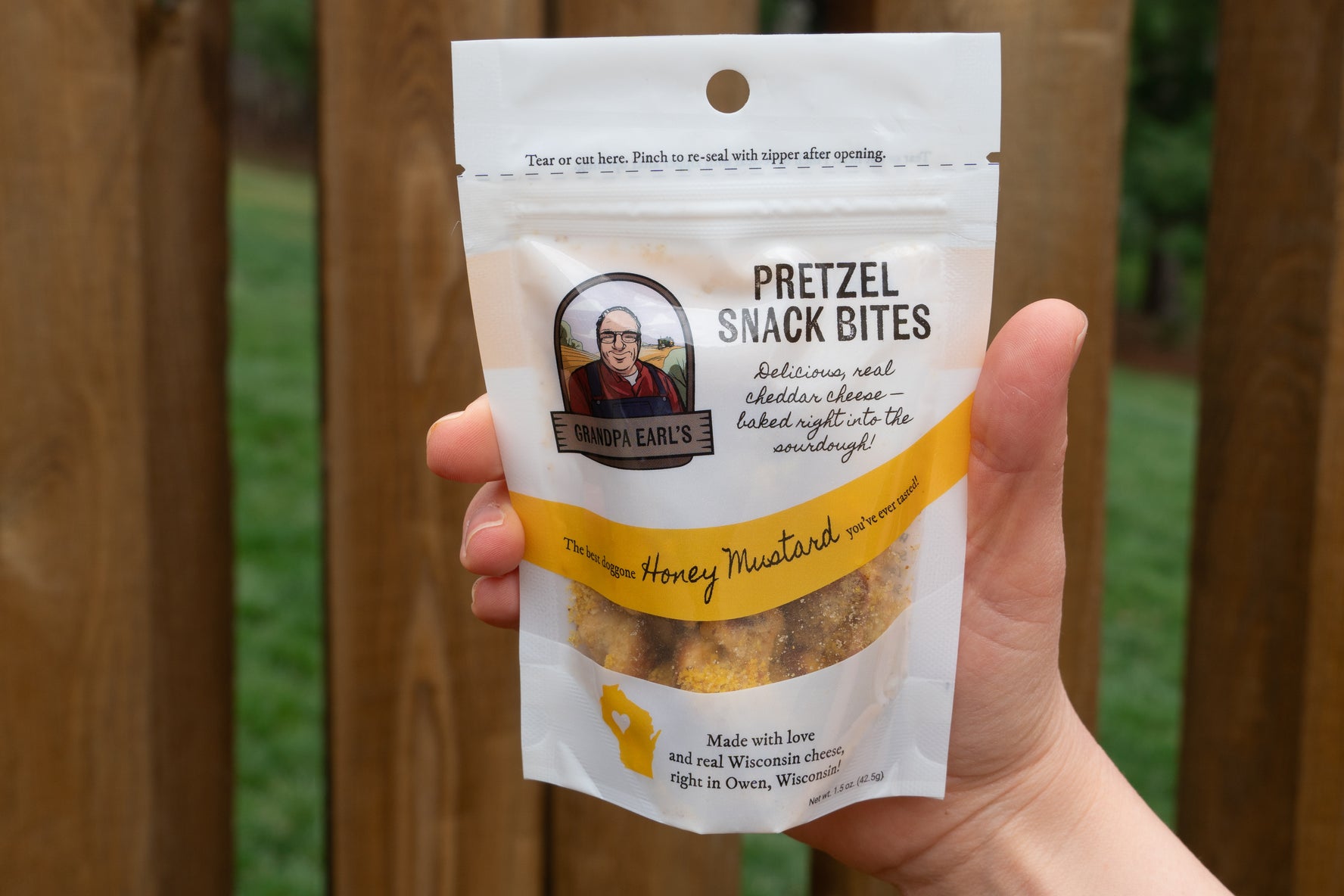 Honey Mustard Seasoned Pretzel Bite, Snack Size Bag (1.5oz)